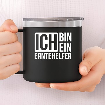 Discover I am a harvest helper gift farmer harvest time 14oz Stainless Steel Tumblers