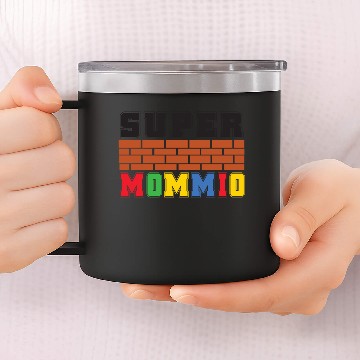 Discover Super Mommio 14oz Stainless Steel Tumblers