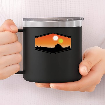 Discover Visit Tatooine 14oz Stainless Steel Tumblers