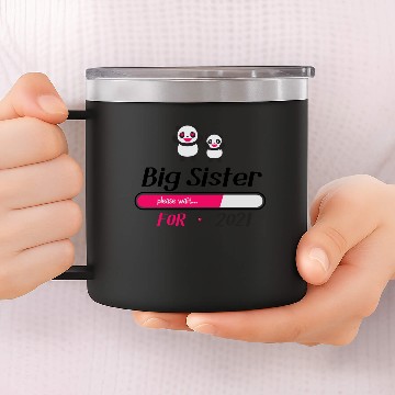 Discover big sister for 2021 14oz Stainless Steel Tumblers