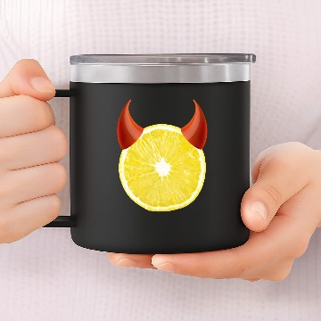 Discover Demon Lemon 14oz Stainless Steel Tumblers