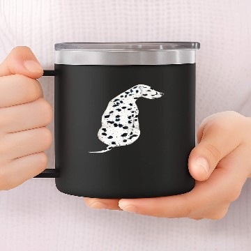 Discover Dalmatian dog 14oz Stainless Steel Tumblers