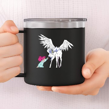 Discover Sailor Moon Pegasus 14oz Stainless Steel Tumblers