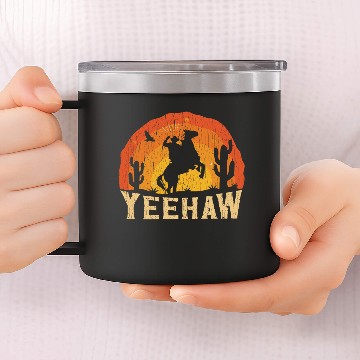 Discover Vintage Yeehaw Hawaiians 14oz Stainless Steel Tumblers