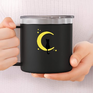 Discover Sailor Moon cat 14oz Stainless Steel Tumblers