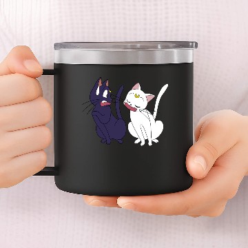 Discover Sailor Moon cats 14oz Stainless Steel Tumblers