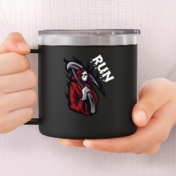 Discover Grim reaper 14oz Stainless Steel Tumblers