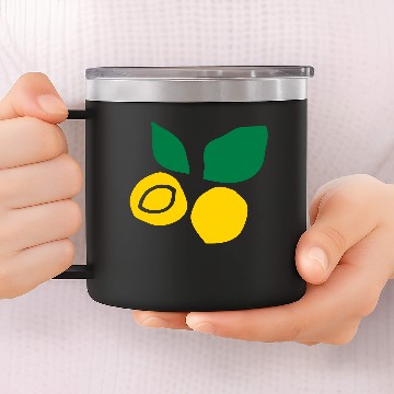 Discover Apricot fruit c2 14oz Stainless Steel Tumblers