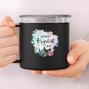 Discover Crazy Crystal Lady 14oz Stainless Steel Tumblers