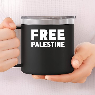 Discover Free Palestine 14oz Stainless Steel Tumblers