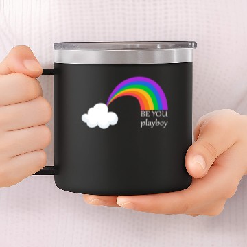 Discover be you playboy 14oz Stainless Steel Tumblers