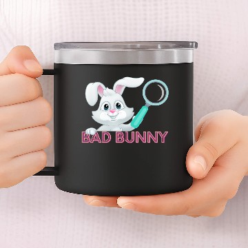Discover bad bunny 14oz Stainless Steel Tumblers