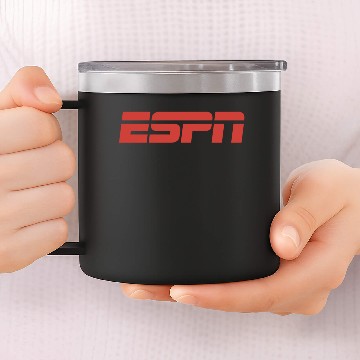 Discover Espn Red Logo Left Chest V1Gift 14oz Stainless Steel Tumblers