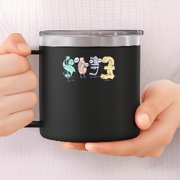 Discover Money Talks 14oz Stainless Steel Tumblers
