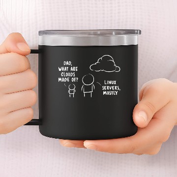 Discover Software Developer Computer Engineer Nerd Funny 14oz Stainless Steel Tumblers