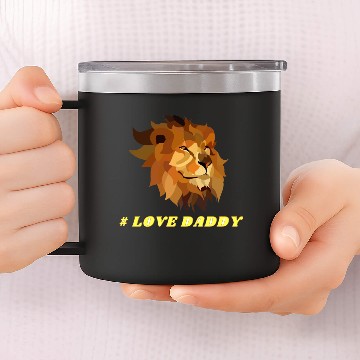 Discover LOVE DADDY 1 14oz Stainless Steel Tumblers