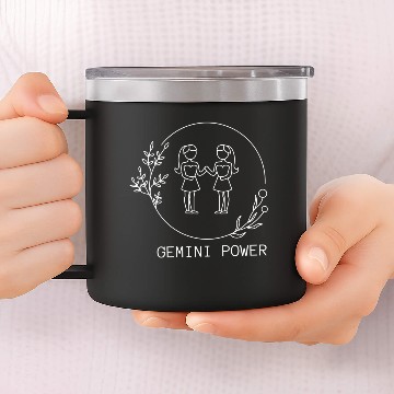 Discover GEMINI POWER 14oz Stainless Steel Tumblers