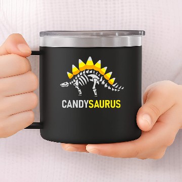 Discover stegosaurus candy 14oz Stainless Steel Tumblers