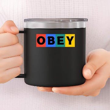 Discover obey big shot 14oz Stainless Steel Tumblers