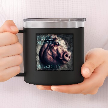 Discover Pig Society 14oz Stainless Steel Tumblers