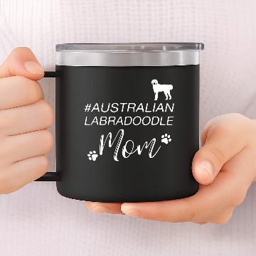 Discover Australian Labradoodle Mom 14oz Stainless Steel Tumblers