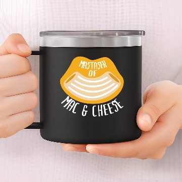 Discover Mac N Cheese Macaroni Pasta 14oz Stainless Steel Tumblers