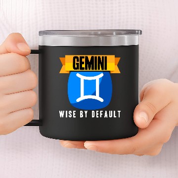Discover Gemini Wise By Default 14oz Stainless Steel Tumblers