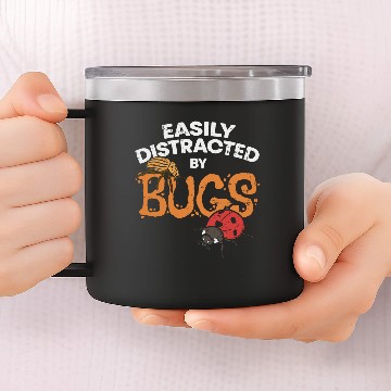 Discover Entomology Gifts Bug Catcher InsectsGift 14oz Stainless Steel Tumblers