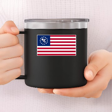 Discover Veteran Gift-Betsy Ross 75th Ranger Regiment Ameri 14oz Stainless Steel Tumblers