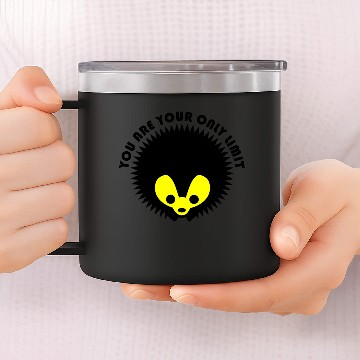 Discover You are your only limit affirmation 14oz Stainless Steel Tumblers