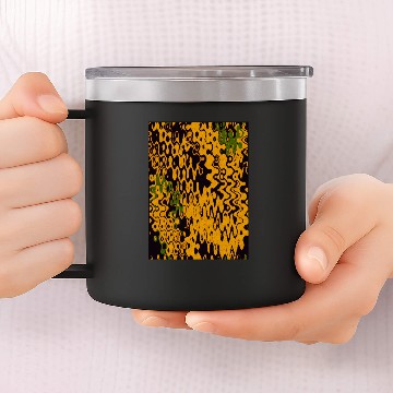 Discover burnt orange Psychedelic Design 14oz Stainless Steel Tumblers