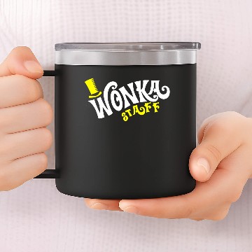 Discover Willy Wonka Staff 14oz Stainless Steel Tumblers