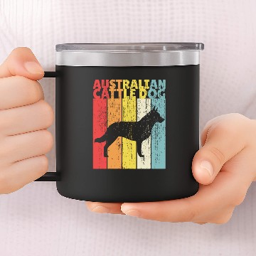 Discover Australian Cattle Dog 14oz Stainless Steel Tumblers