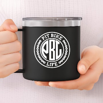 Discover Pit Bike Life 14oz Stainless Steel Tumblers