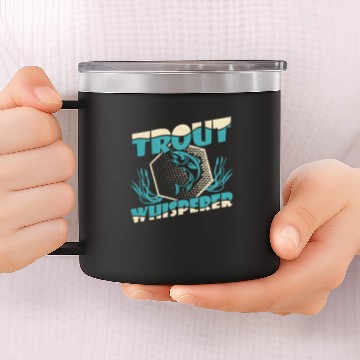 Discover Trout Fishing 14oz Stainless Steel Tumblers