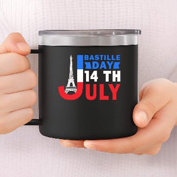 Discover bastille day 14oz Stainless Steel Tumblers