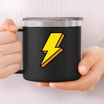 Discover Lightning bolt 14oz Stainless Steel Tumblers