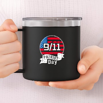 Discover 9/11 Patriot Day 14oz Stainless Steel Tumblers
