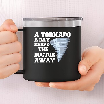 Discover Storm Chasing Design for a Meteorologist 14oz Stainless Steel Tumblers