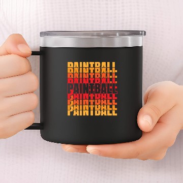 Discover Paintball or Gotcha 14oz Stainless Steel Tumblers
