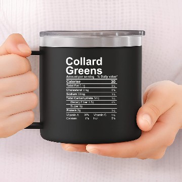 Discover Collard Greens 14oz Stainless Steel Tumblers