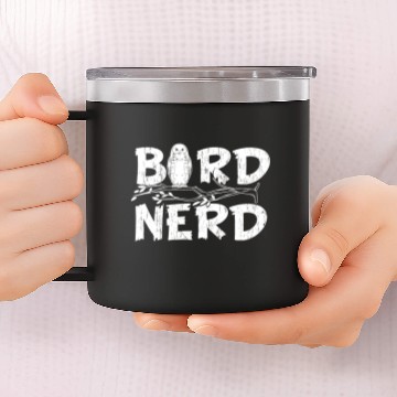 Discover Bird Nerd 14oz Stainless Steel Tumblers