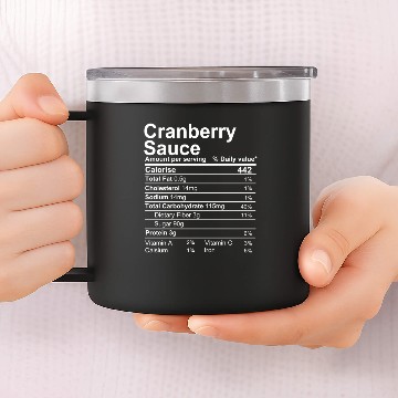 Discover cranberry sauce 14oz Stainless Steel Tumblers