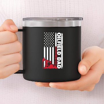 Discover Oilfield Worker Rig Roughneck 14oz Stainless Steel Tumblers