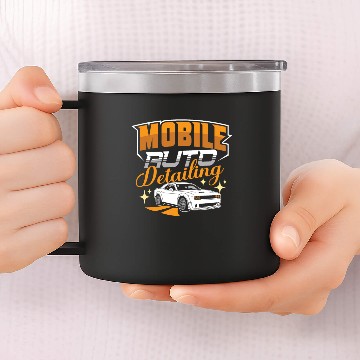 Discover Mobile Auto Detailing Auto Detailing Auto Paint 14oz Stainless Steel Tumblers