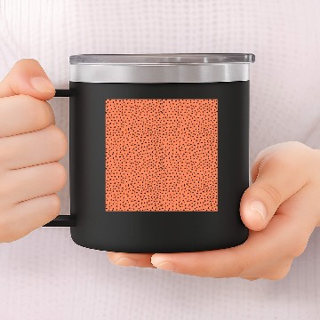 Discover Cheetah Pattern on Apricot 14oz Stainless Steel Tumblers
