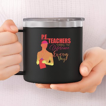 Discover PE teacher physical education exercise 14oz Stainless Steel Tumblers
