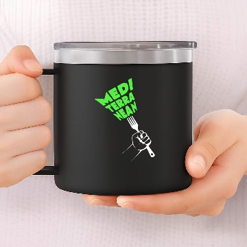 Discover Mediterranean 14oz Stainless Steel Tumblers