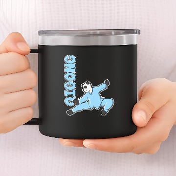 Discover Qigong Tai Chi Exercise Wushu 14oz Stainless Steel Tumblers