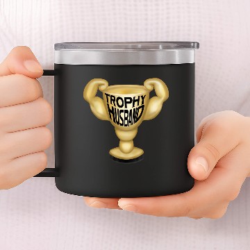 Discover Trophy Husband 14oz Stainless Steel Tumblers